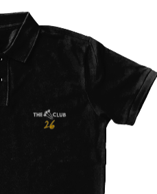 The 26 Club Men's Polo - Black