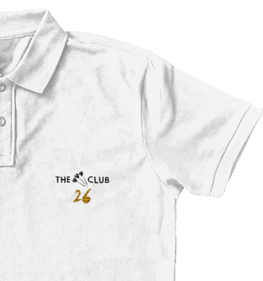 The 26 Club Men's Polo - White